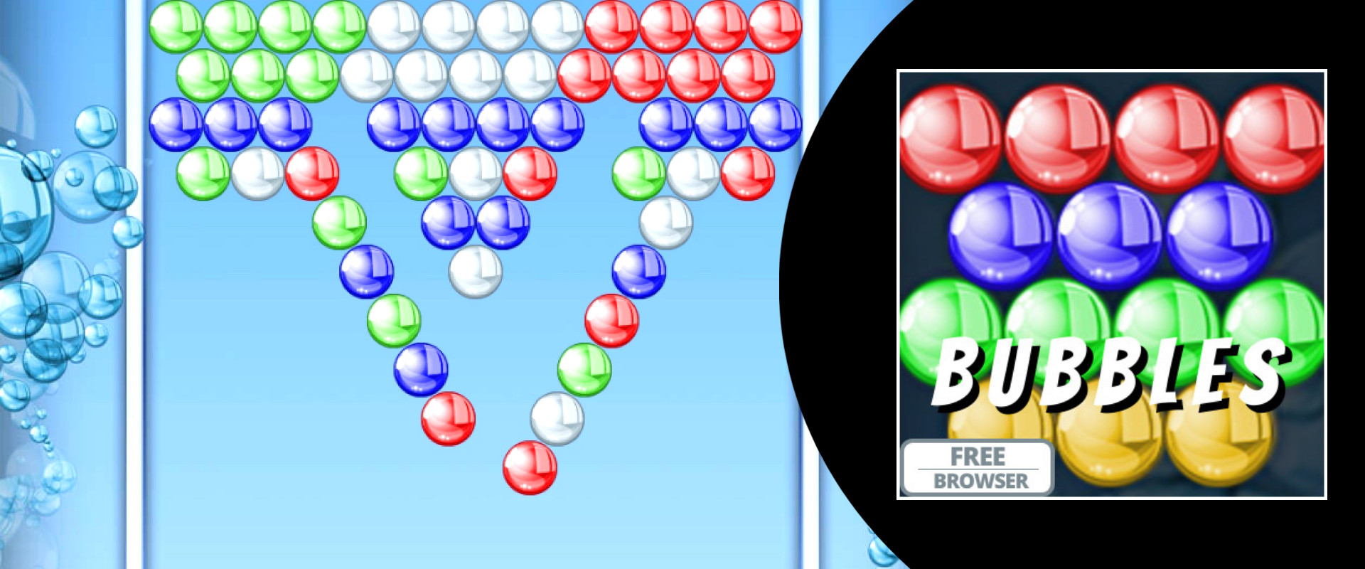 Play Free Browser Game Bubble Rush on GAWOONI.GAMES!