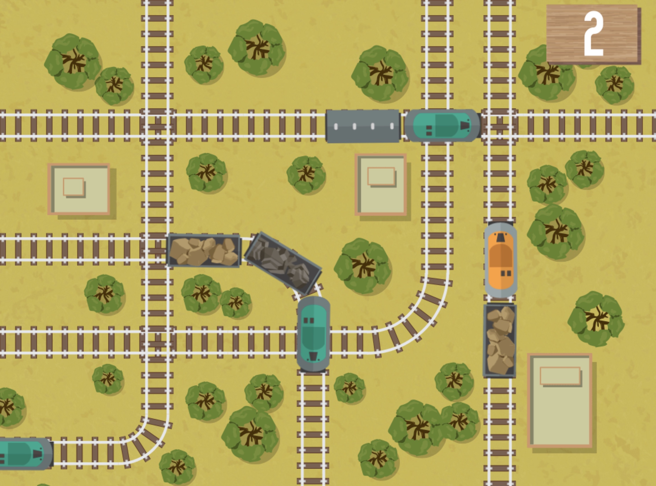 Play Free Browser Game Rail Rush on GAWOONI.GAMES!